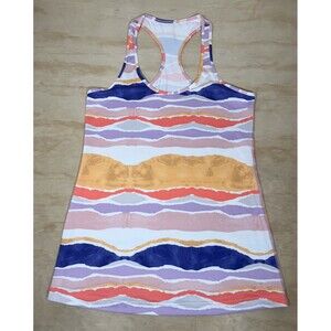Lululemon Racerback Tank Top Wavy Pastel Print Medium. See pics for measurements
